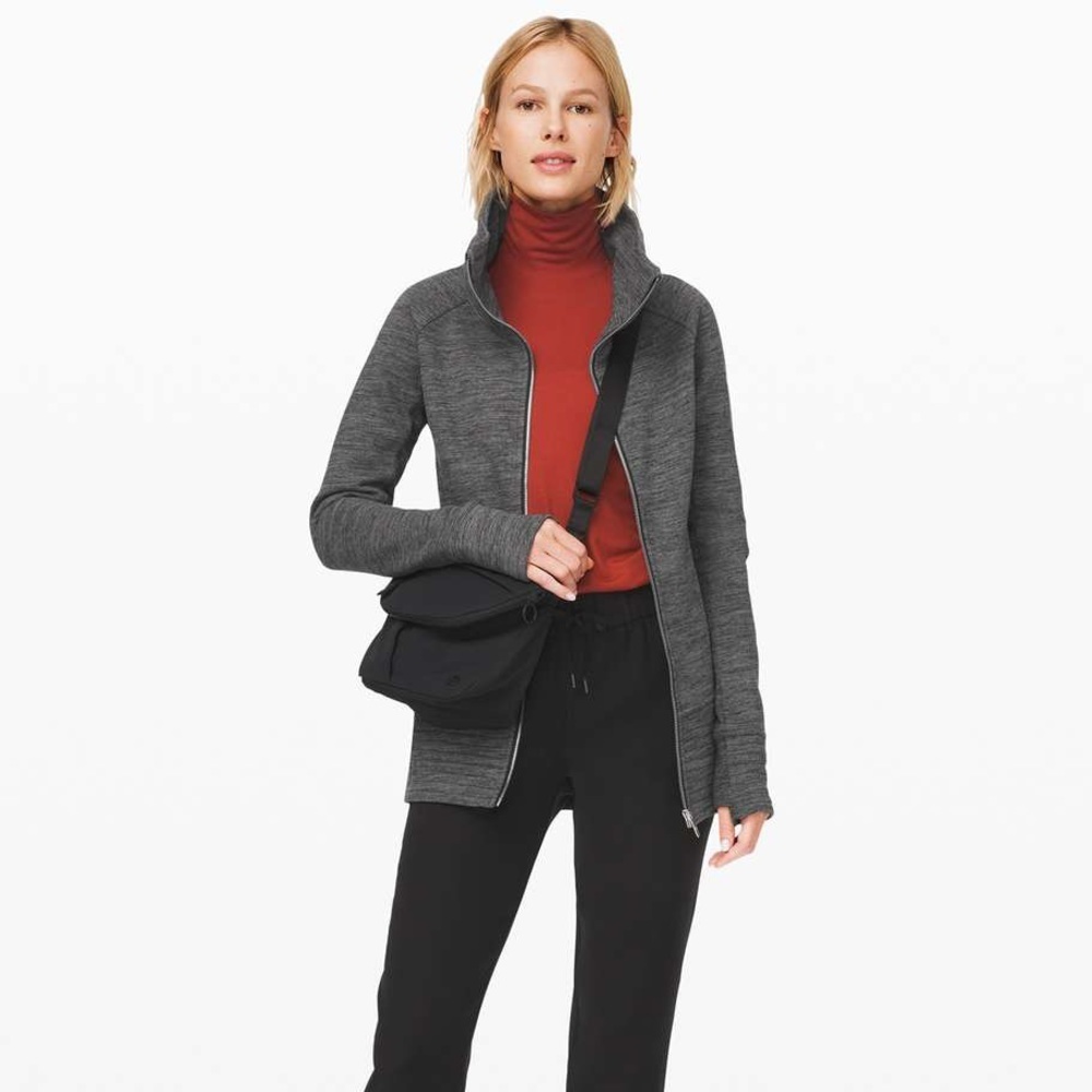 Lululemon Radiant Jacket II Heathered Core Dark Grey Women’s Size 6